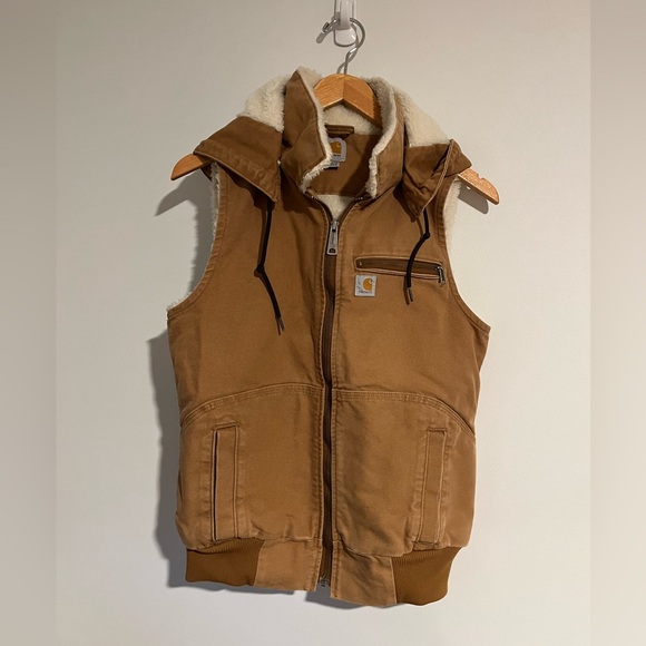 Carhartt Weathered Duck Wildwood Vest Medium - Picture 2 of 6